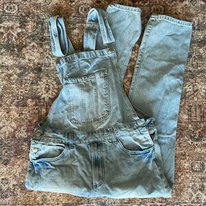 Forever 21 Light Blue Denim Overalls
